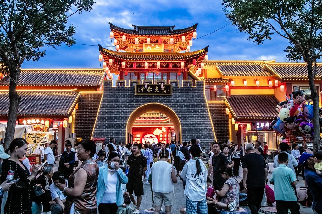 【組圖】張掖山丹：炒撥拉炒火“夜市經濟”